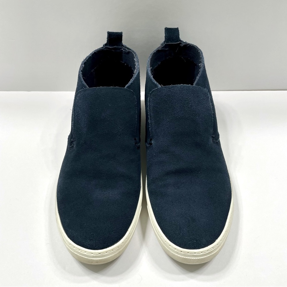 Dolce Vita Roselyn Women’s High Top Suede Sneakers Navy Blue Size 7.5 - Picture 5 of 10